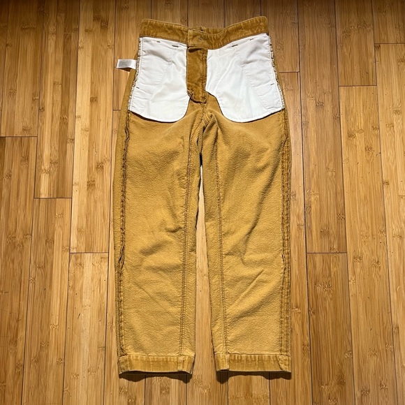 Everlane Corduroy Straight Leg Crop Pant Golden Brown Size 0 - Picture 12 of 15